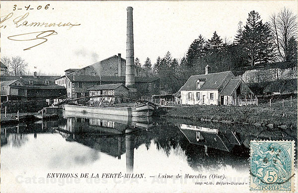 ENVIRONS DE LA FERTE-MILON. - Usine de Marolles (Oise).